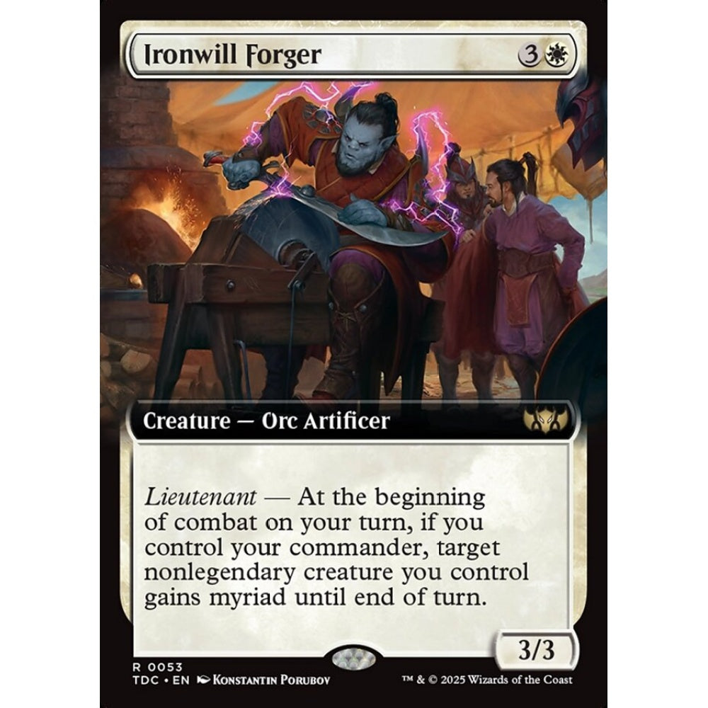 Ironwill Forger rare 53 Magic the Gathering Tarkir: Dragonstorm Commander