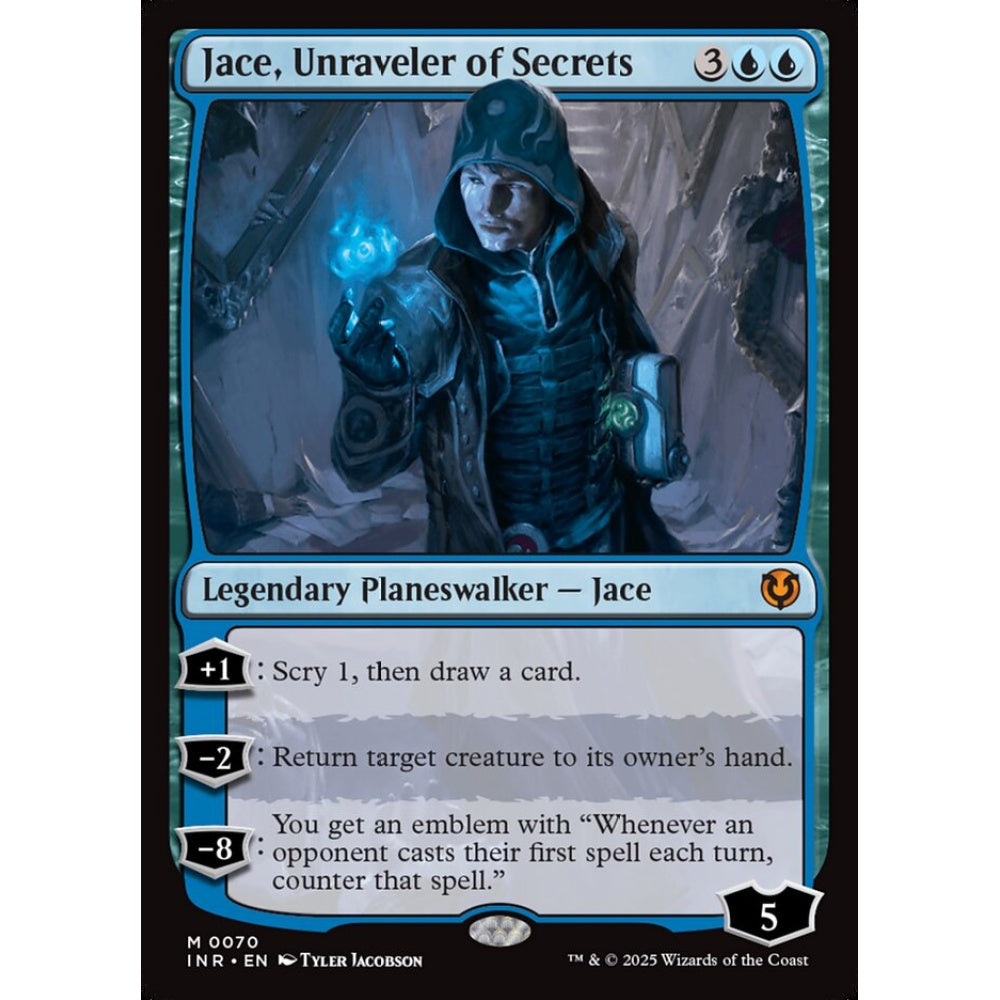 Jace, Unraveler of Secrets, 70, mythic, Magic: The Gathering, Innistrad Remastered