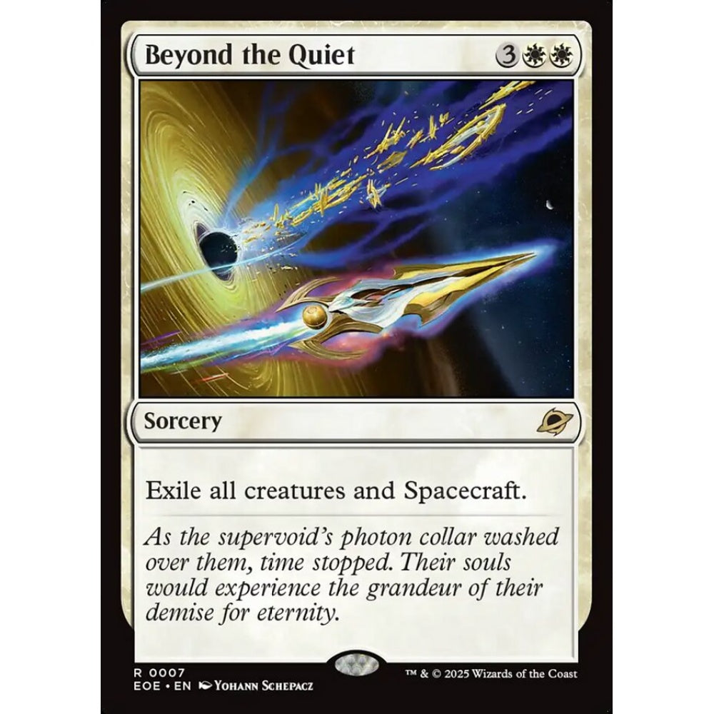 Beyond the Quiet rare 7 Magic the Gathering Edge of Eternities