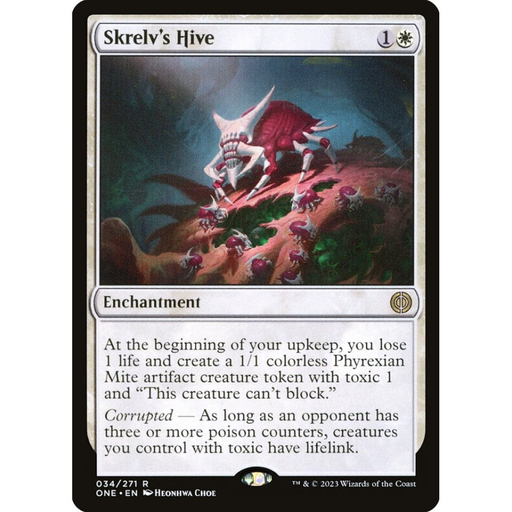 Skrelv's Hive, rare, 34, Magic the Gathering, Phyrexia: All Will Be One