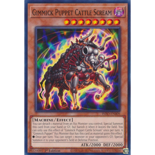 Gimmick Puppet Cattle Scream INFO-EN009 Common Common Yu-Gi-Oh The Infinite Forbidden in Art