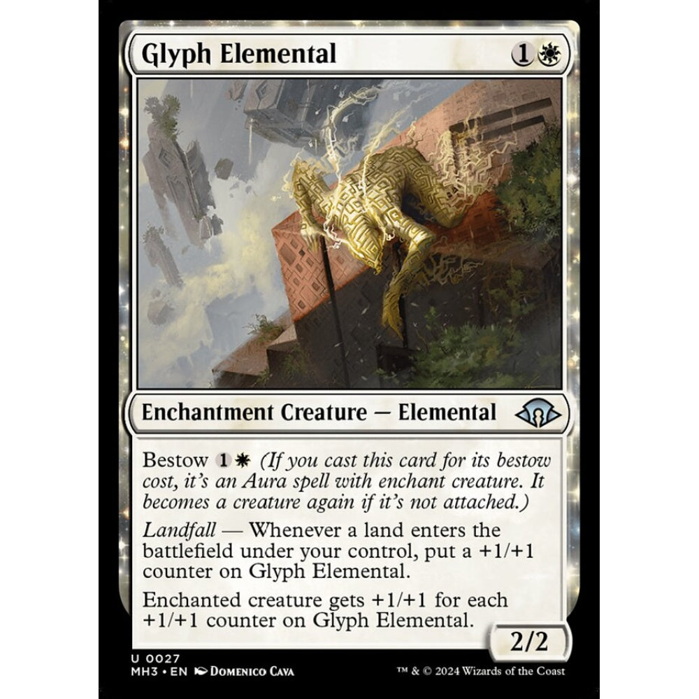Glyph Elemental, 27, uncommon, Magic: The Gathering, Modern Horizons 3