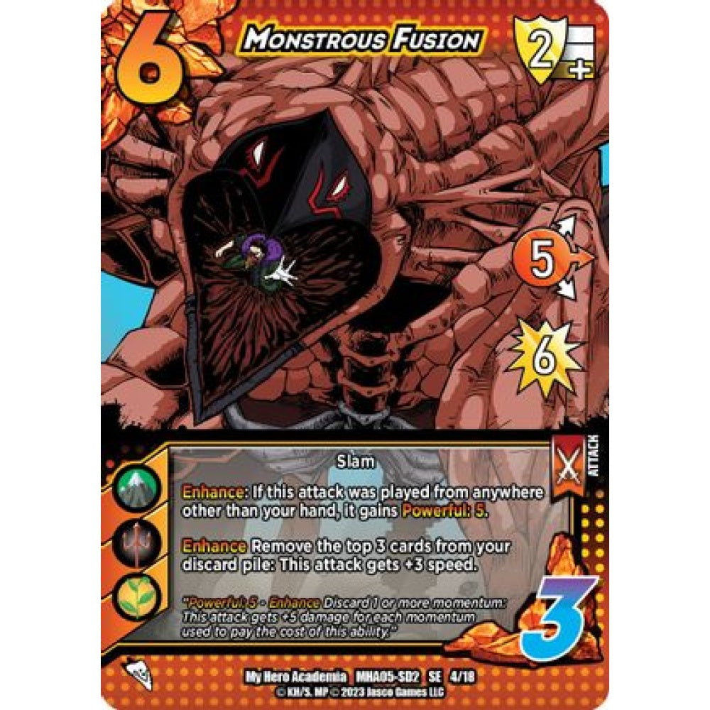 Monstrous Fusion, 4/18, SE, UniVersus, MHA05 Undaunted Raid