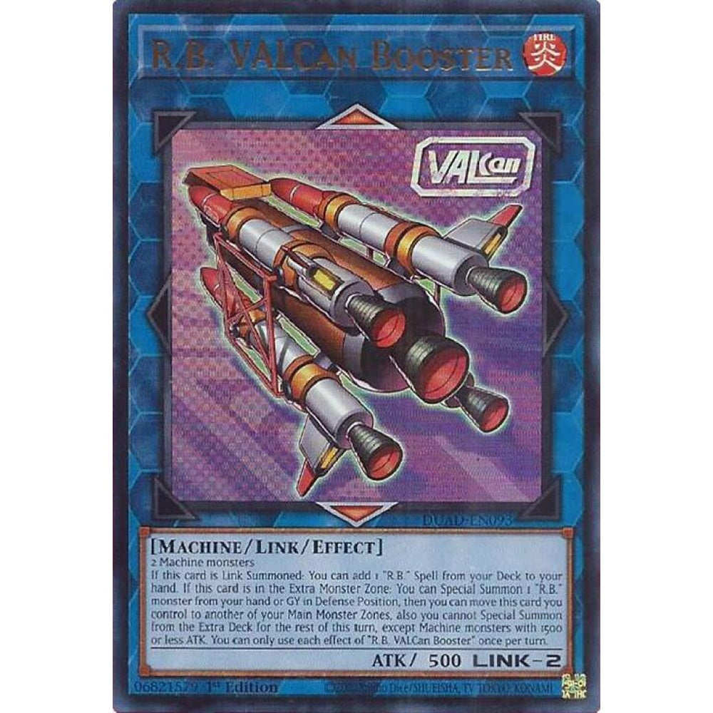 R.B. VALCan Booster DUAD-EN093 Ultra Yu-Gi-Oh Duelist's Advance