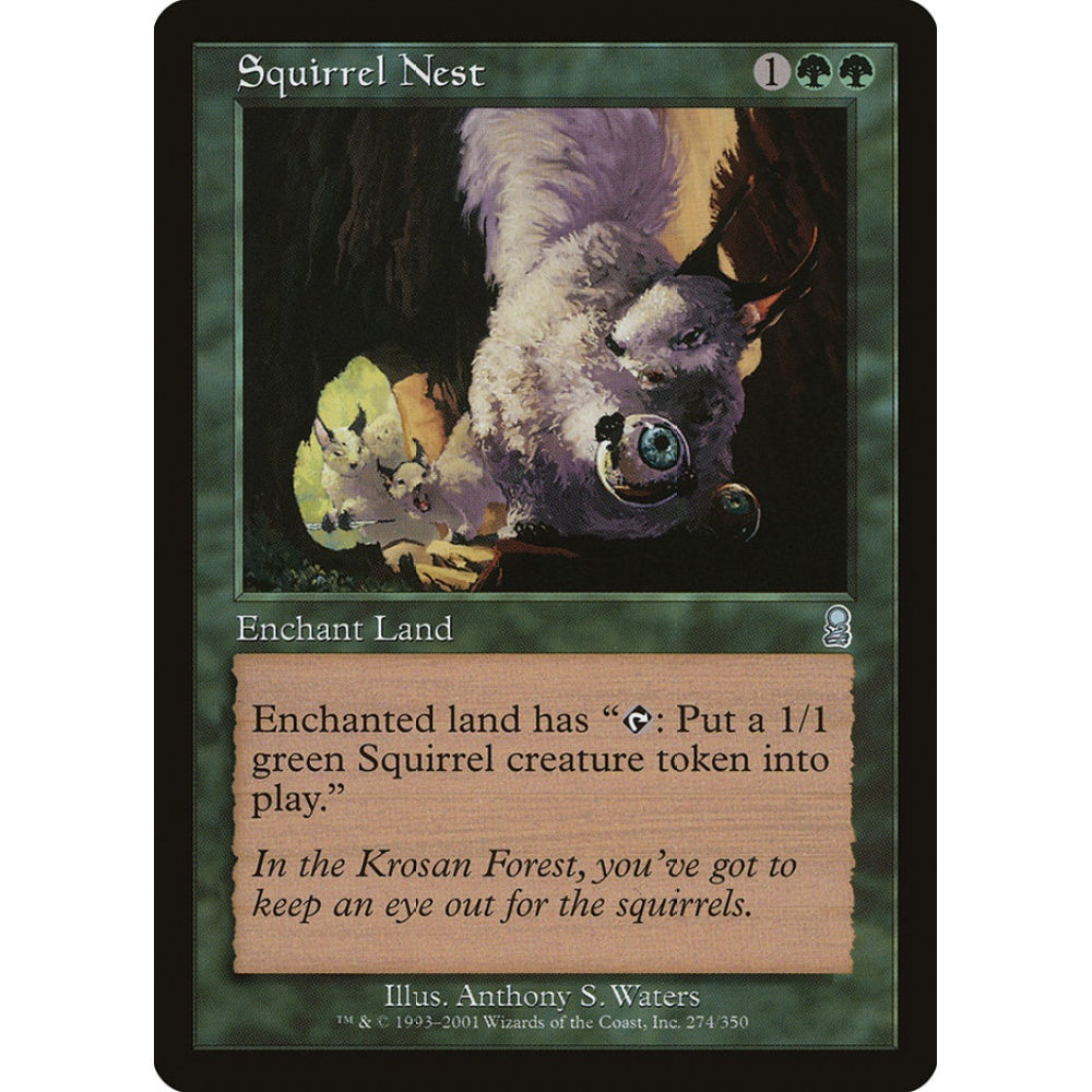 Squirrel Nest uncommon 274 Magic the Gathering Odyssey