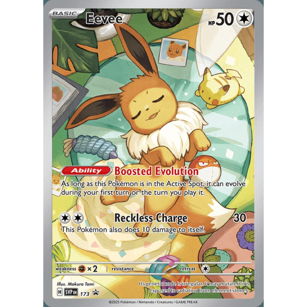 Eevee Black Star Promo 173 Pokemon Card Game Scarlet & Violet Promos