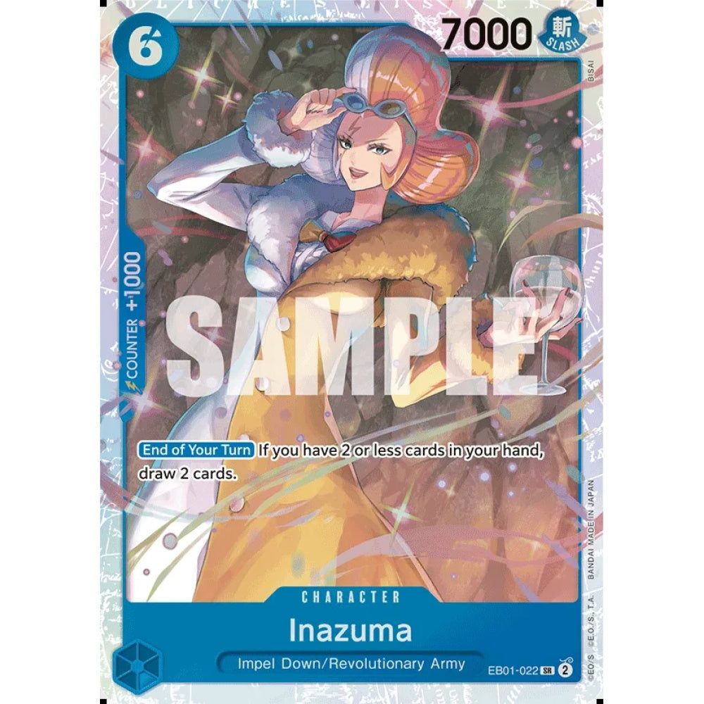 Inazuma, EB01-022, Super Rare, One Piece, Memorial Collection