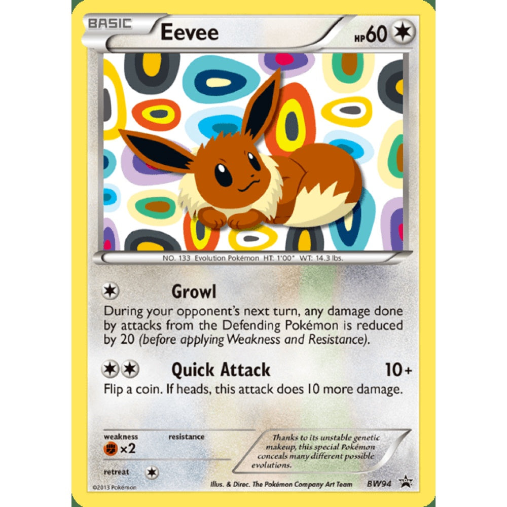 Eevee Promo BW94 Pokemon Card Game Black & White Promos