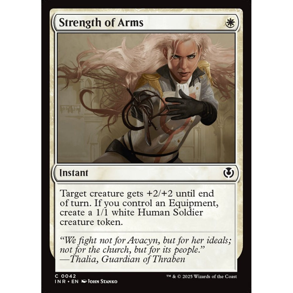 Strength of Arms, 42, common, Magic: The Gathering, Innistrad Remastered