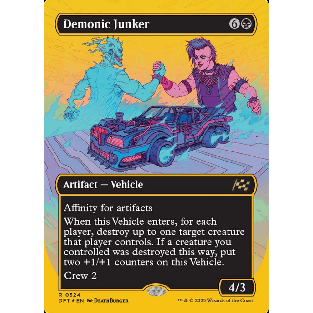 Demonic Junker, 524, rare, Magic: The Gathering, Aetherdrift