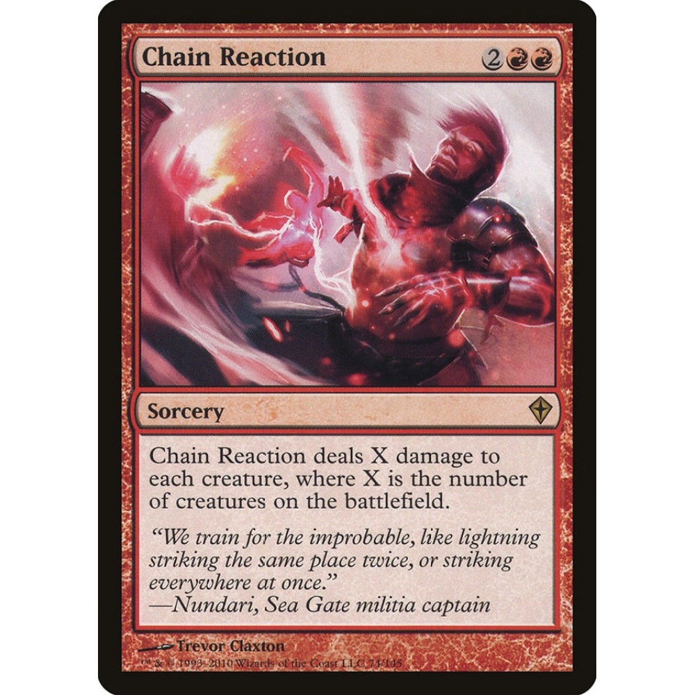 Chain Reaction rare 74 Magic the Gathering Worldwake
