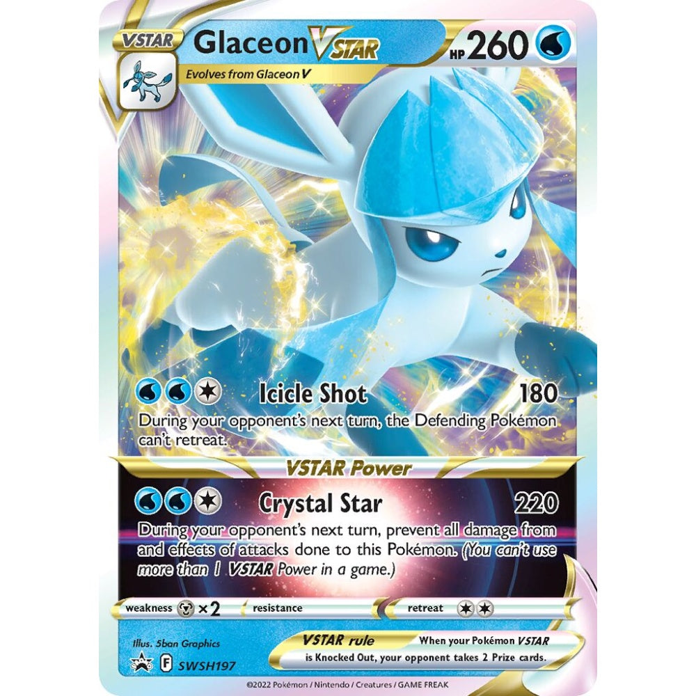 Glaceon VSTAR Promo SWSH197 Pokemon Card Game Sword & Shield Promos