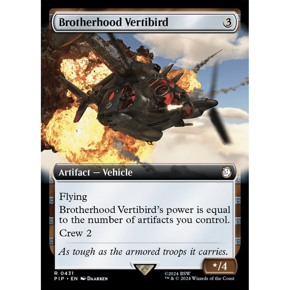 Brotherhood Vertibird rare 431 Magic the Gathering Fallout