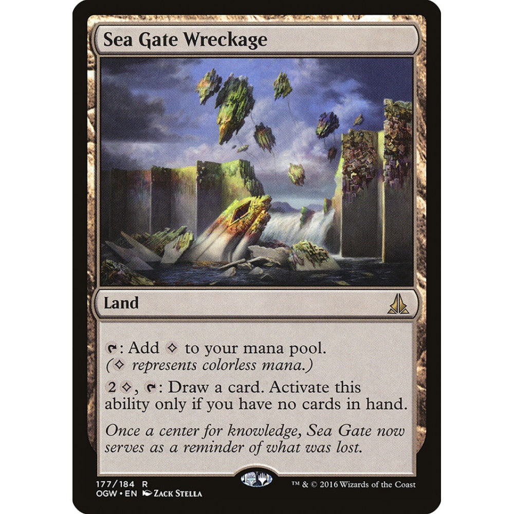 Sea Gate Wreckage rare 177 Magic the Gathering Oath of the Gatewatch