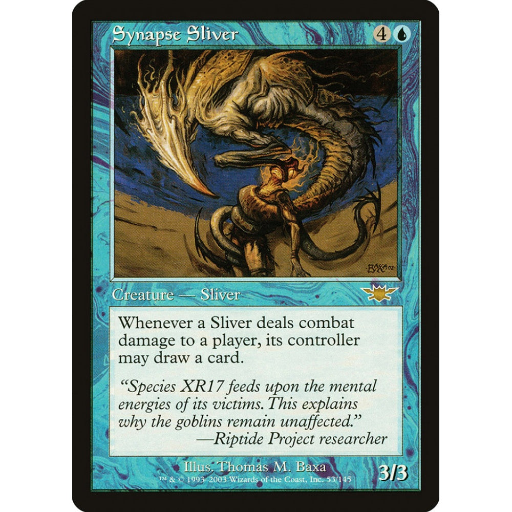 Synapse Sliver rare 53 Magic the Gathering Legions