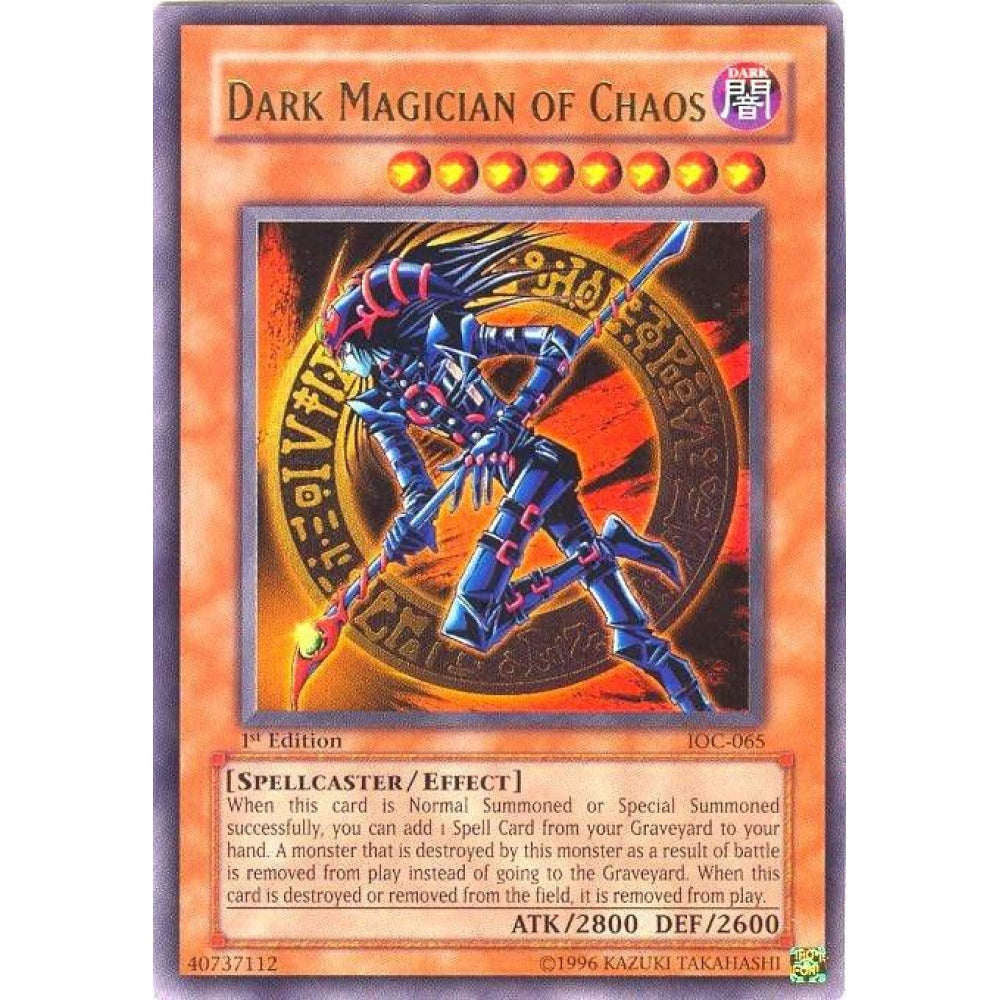 Dark Magician of Chaos IOC-065 Ultra Yu-Gi-Oh Invasion of Chaos
