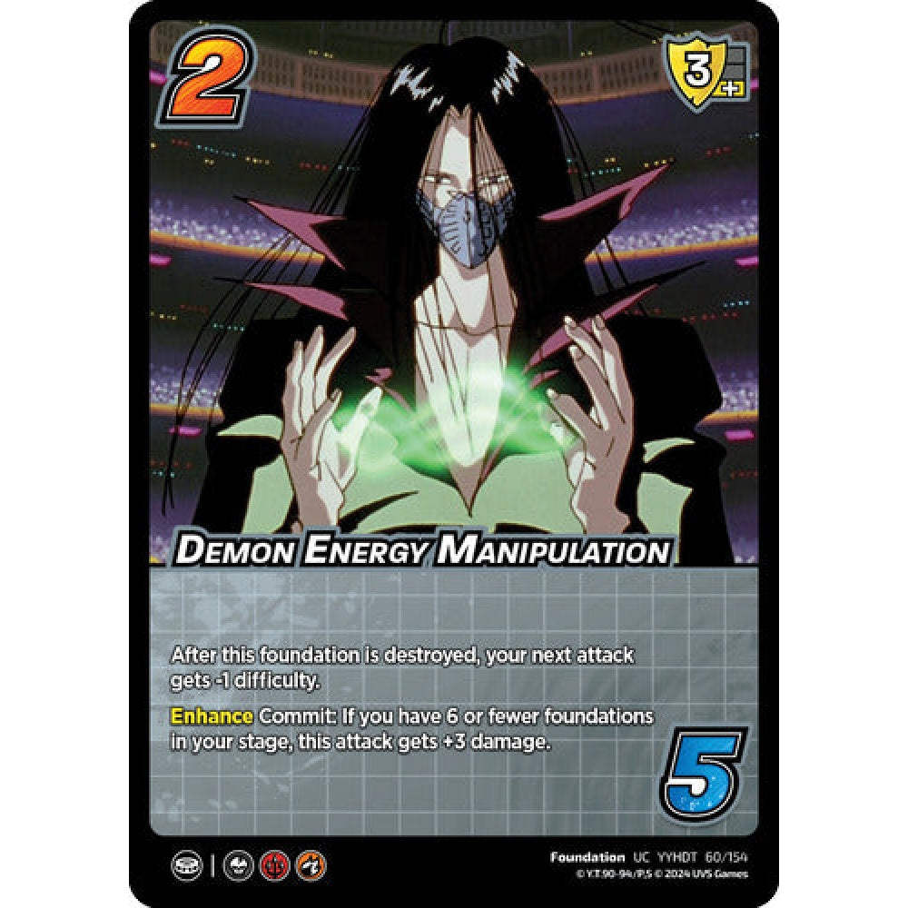 Demon Energy Manipulation, 60/154, UC, UniVersus, Yu Yu Hakusho: Dark Tournament