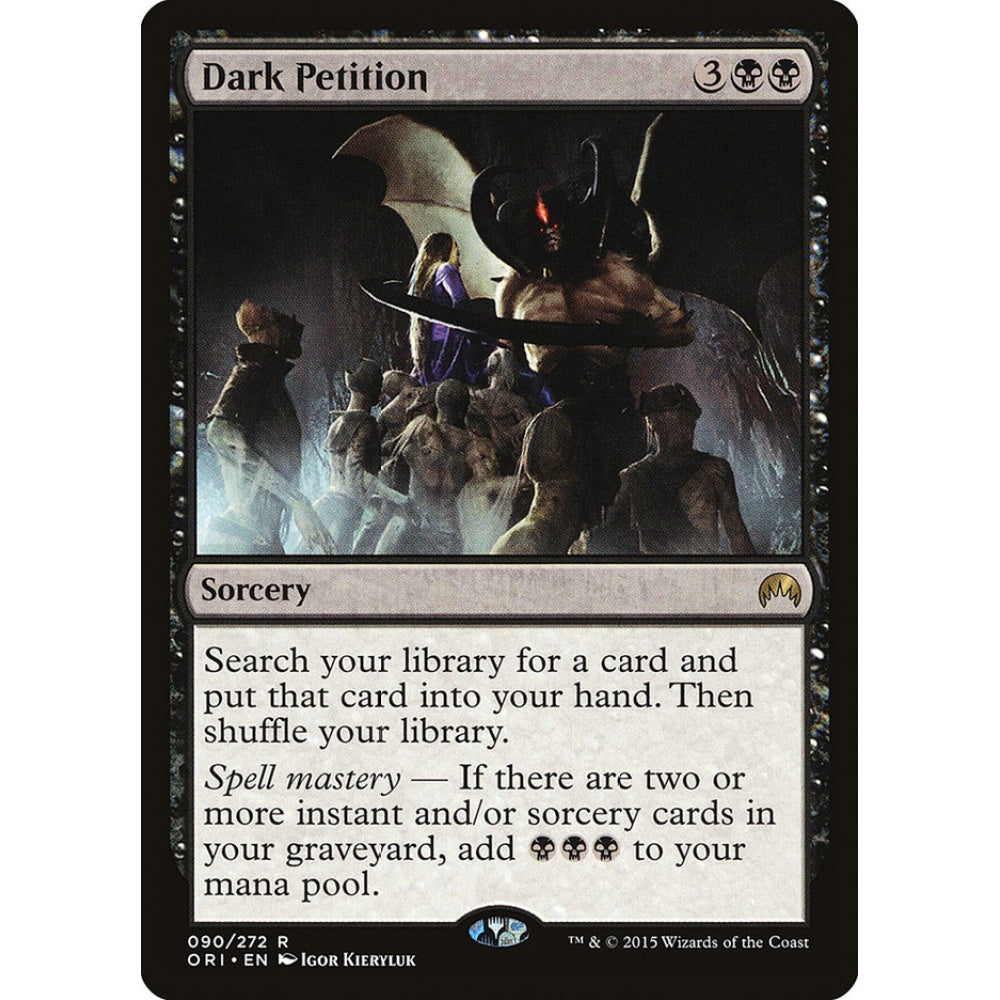 Dark Petition rare 90 Magic the Gathering Magic Origins