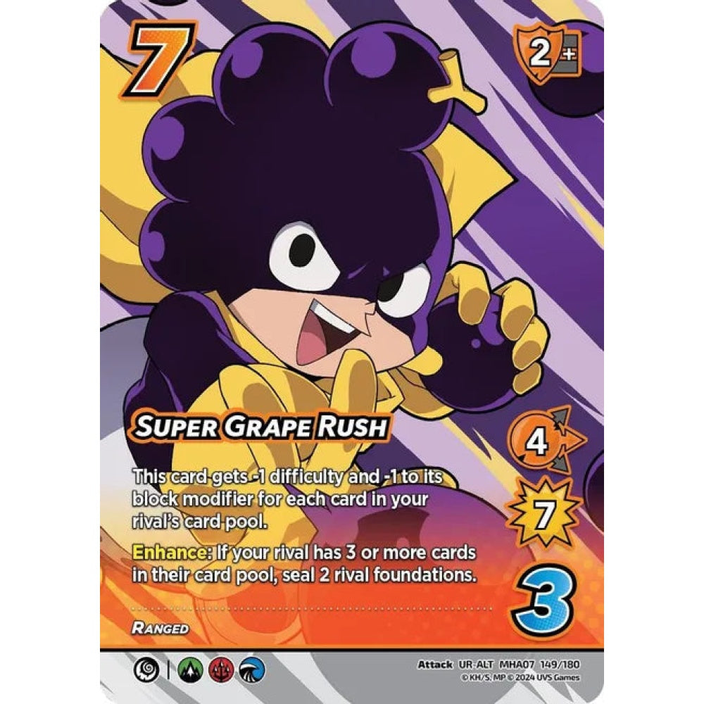 Super Grape Rush, 149/180, UR-ALT, UniVersus, MHA07 Girl Power