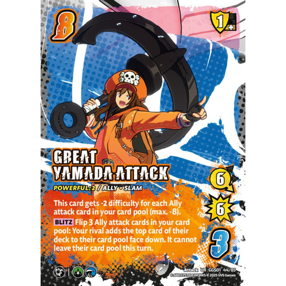 Great Yamada Attack 44/85 Universus Card Game Guilty Gear -Strive- UR Foil