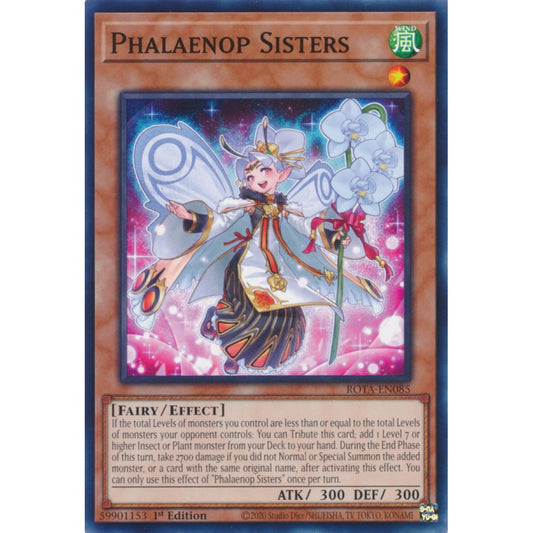 Phalaenop Sisters ROTA-EN085 Common Common Yu-Gi-Oh Rage of the Abyss in Art