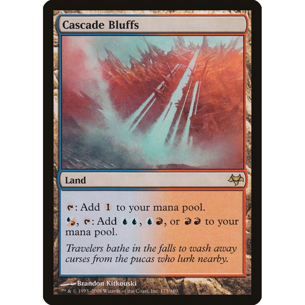 Cascade Bluffs rare 175 Magic the Gathering Eventide