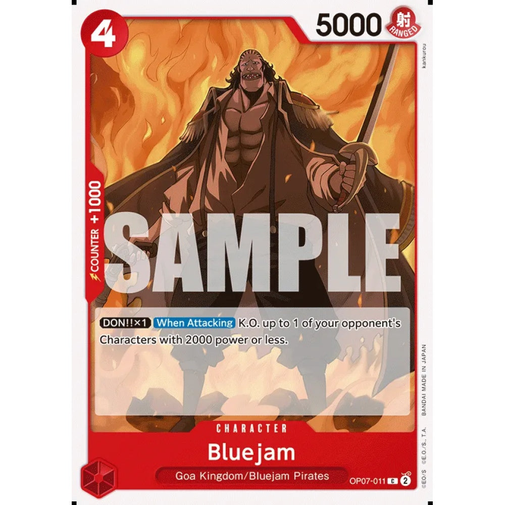Bluejam, OP07-011, Common, One Piece, 500 Years in the Future