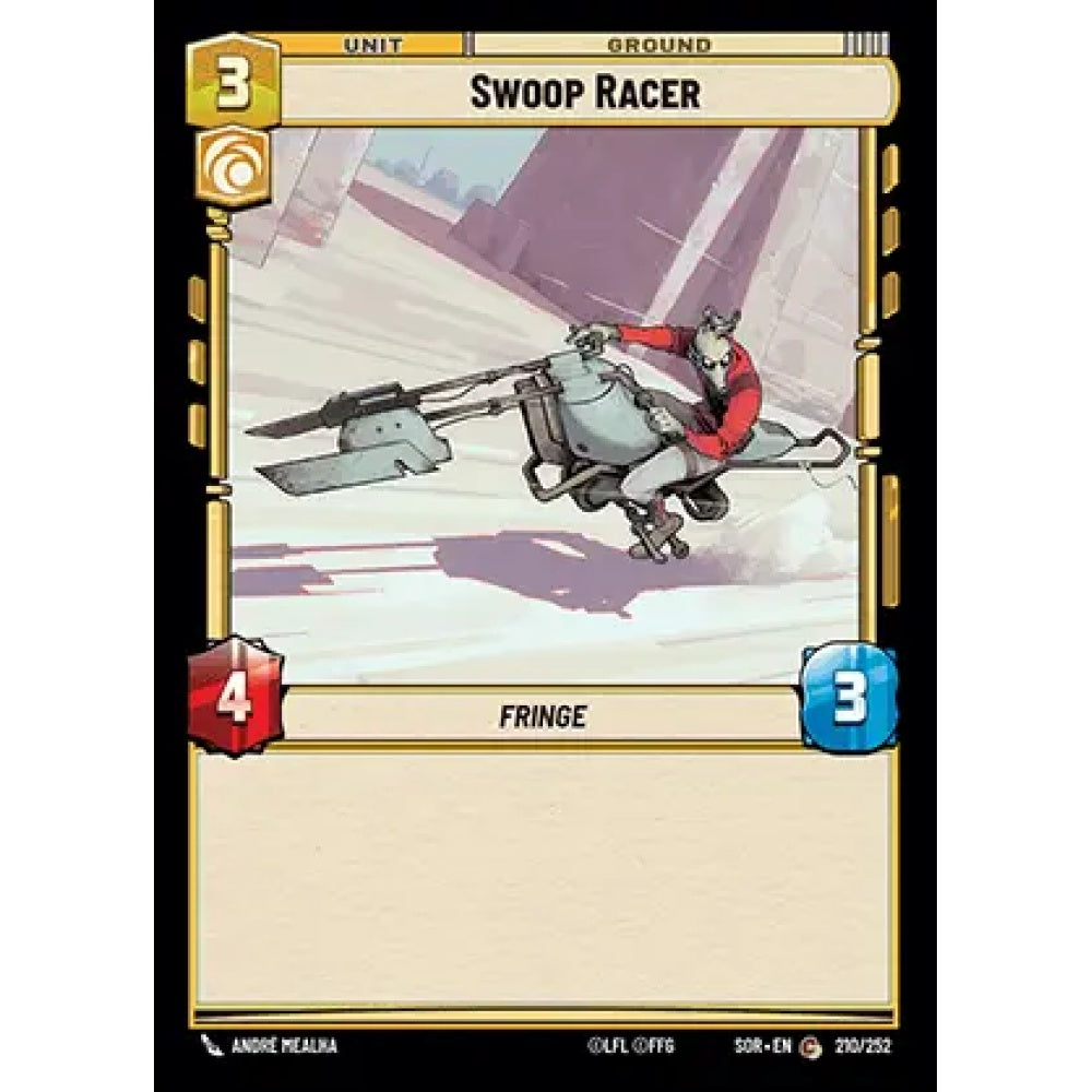 Swoop Racer, 210, C, Star Wars Unlimited, Sparks Of Rebellion