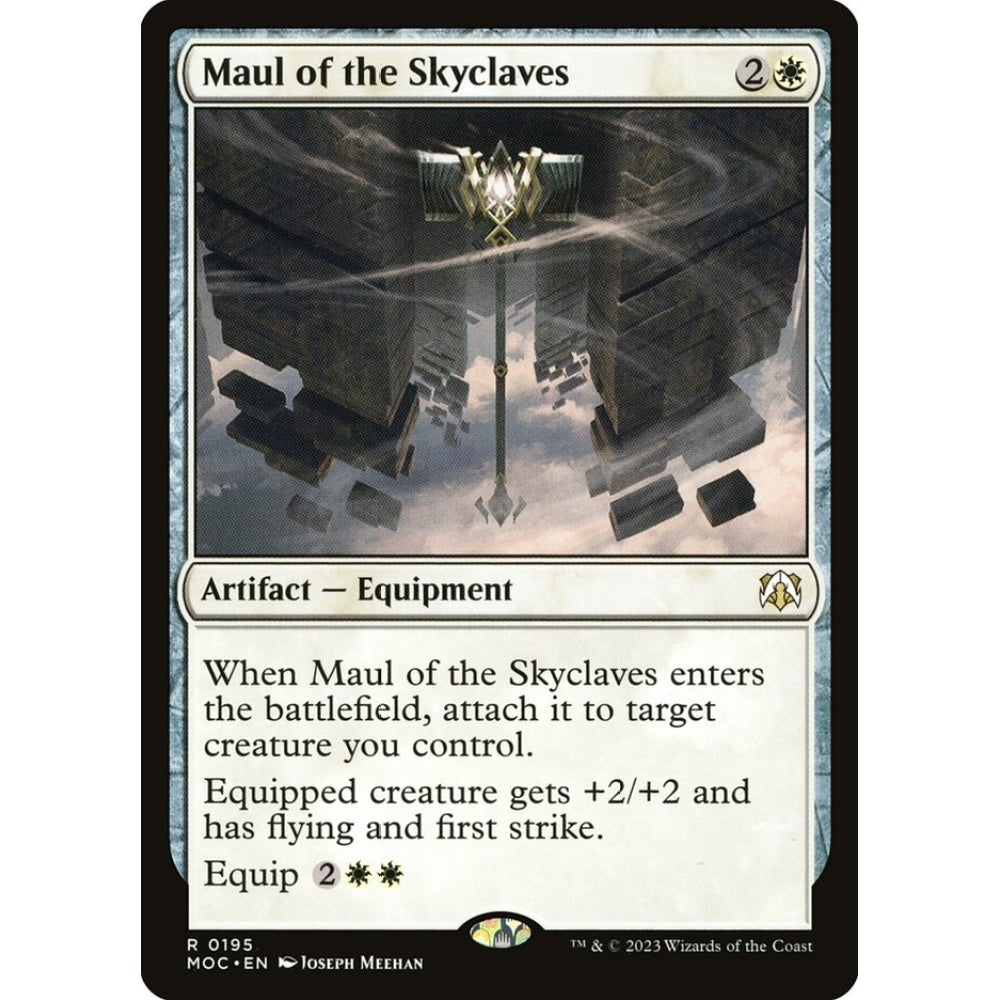 Maul of the Skyclaves rare 195 Magic the Gathering March of the Machine Commander