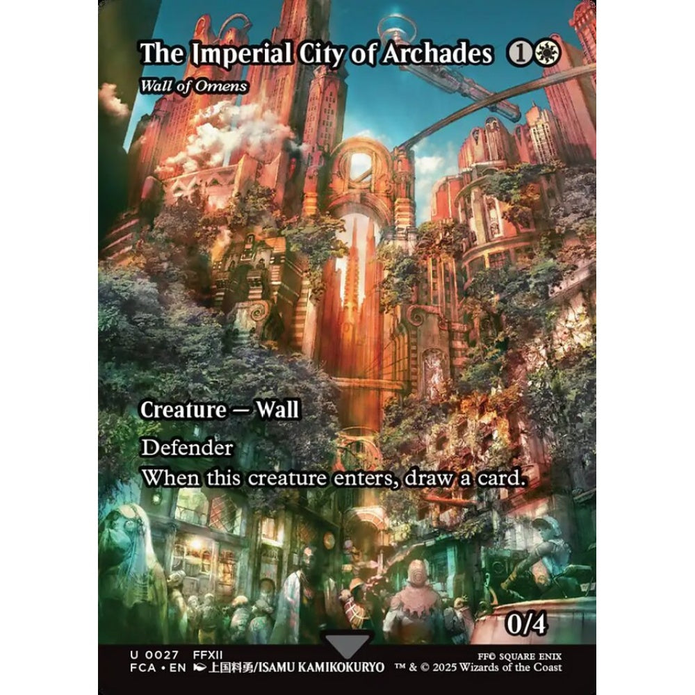 Wall of Omens uncommon 27 Magic the Gathering Final Fantasy: Through the Ages