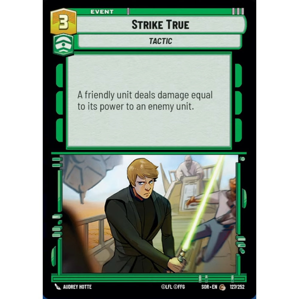Strike True, 127, C, Star Wars Unlimited, Sparks Of Rebellion