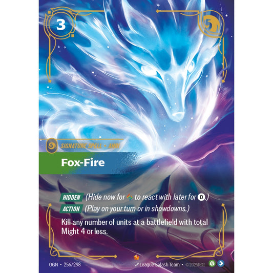 Fox-Fire OGN-256/298 Riftbound Card Game Origins Epic