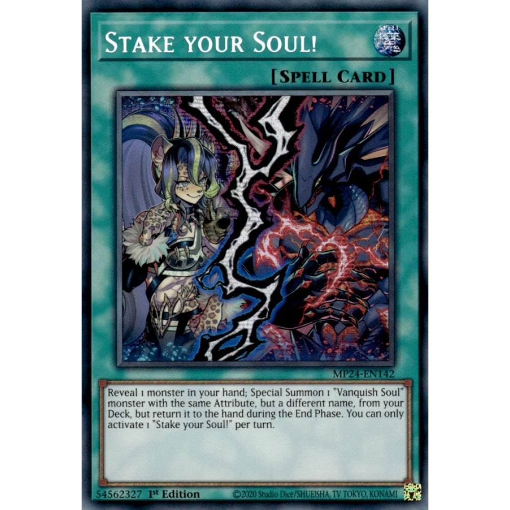 Stake your Soul! MP24-EN142 Prismatic Prismatic Secret Rare Yu-Gi-Oh 25th Anniversary Tin: Dueling Mirrors in Art