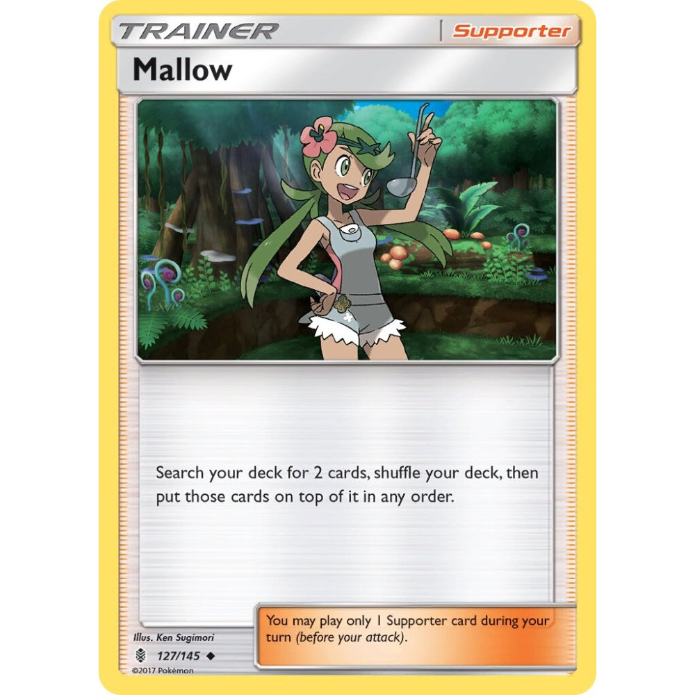 Mallow Uncommon 127/145 Pokemon Card Game Guardians Rising