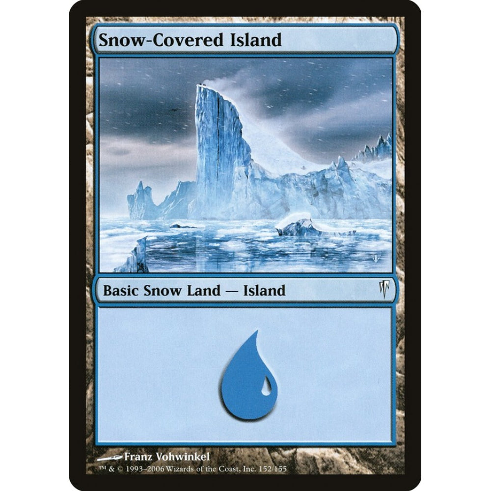 Snow-Covered Island common 152 Magic the Gathering Coldsnap
