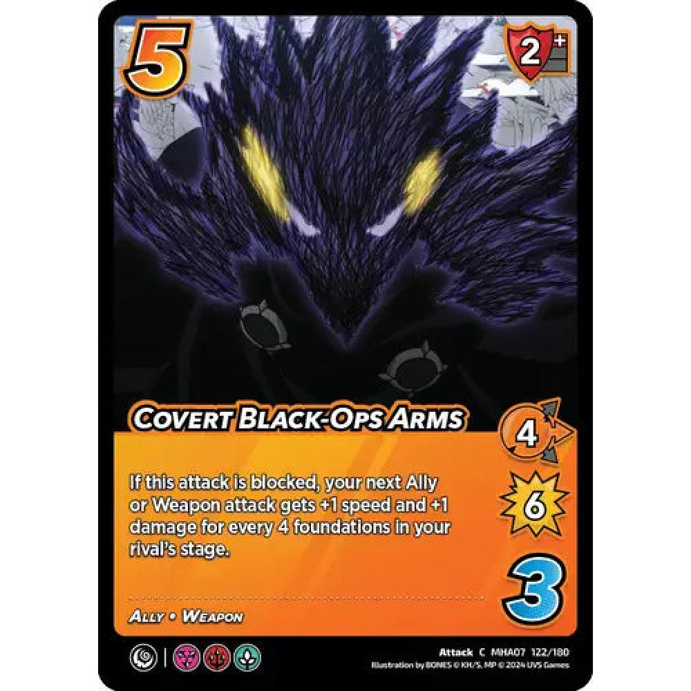 Covert Black-Ops Arms, 122/180, C, UniVersus, MHA07 Girl Power