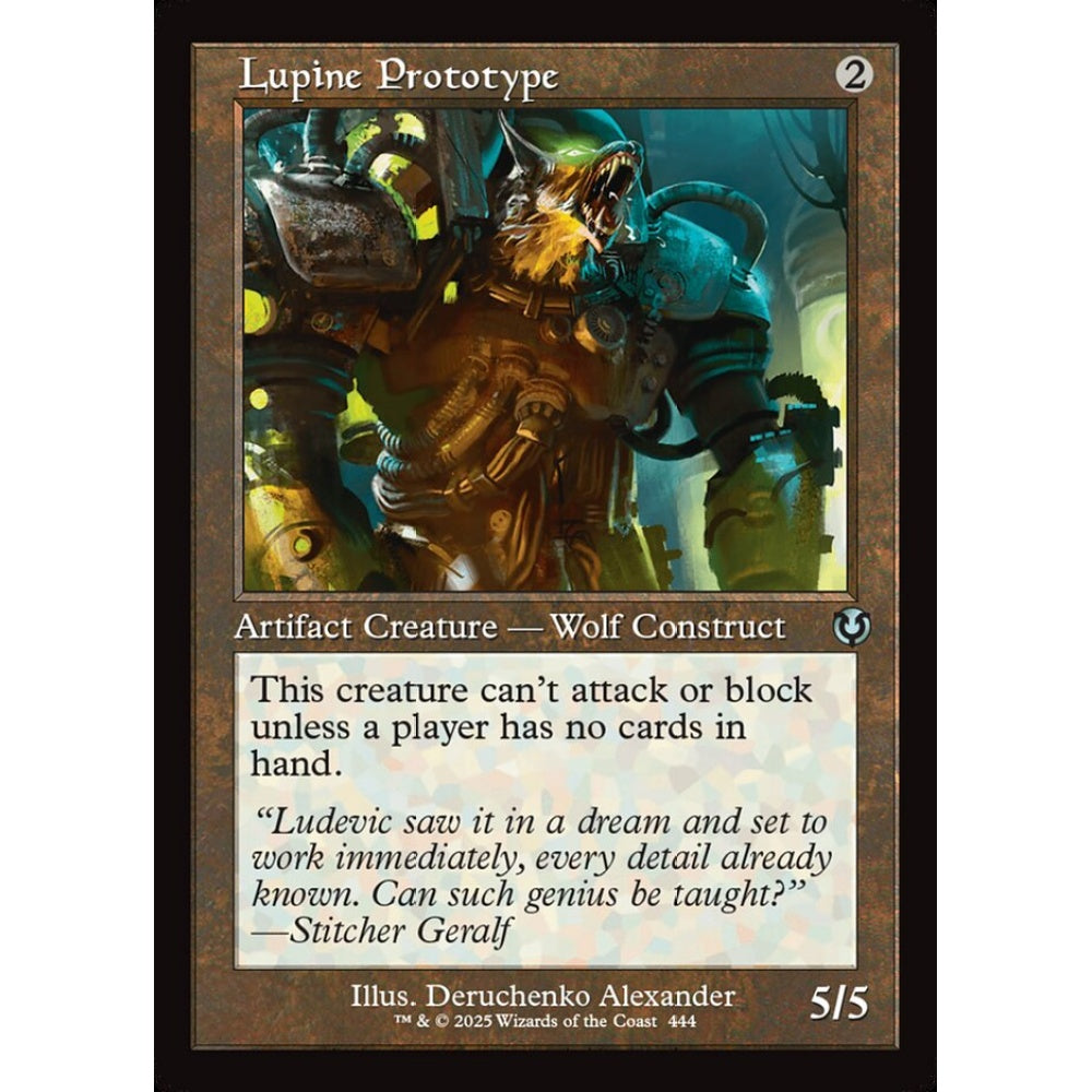 Lupine Prototype, 444, uncommon, Magic: The Gathering, Innistrad Remastered