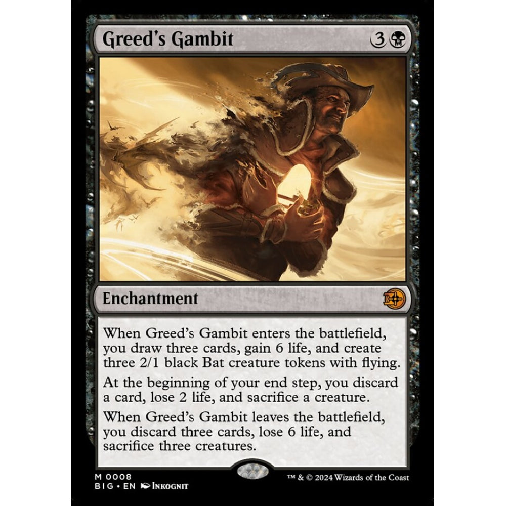 Greed's Gambit, 8, mythic, Magic: The Gathering, Outlaws of Thunder Junction