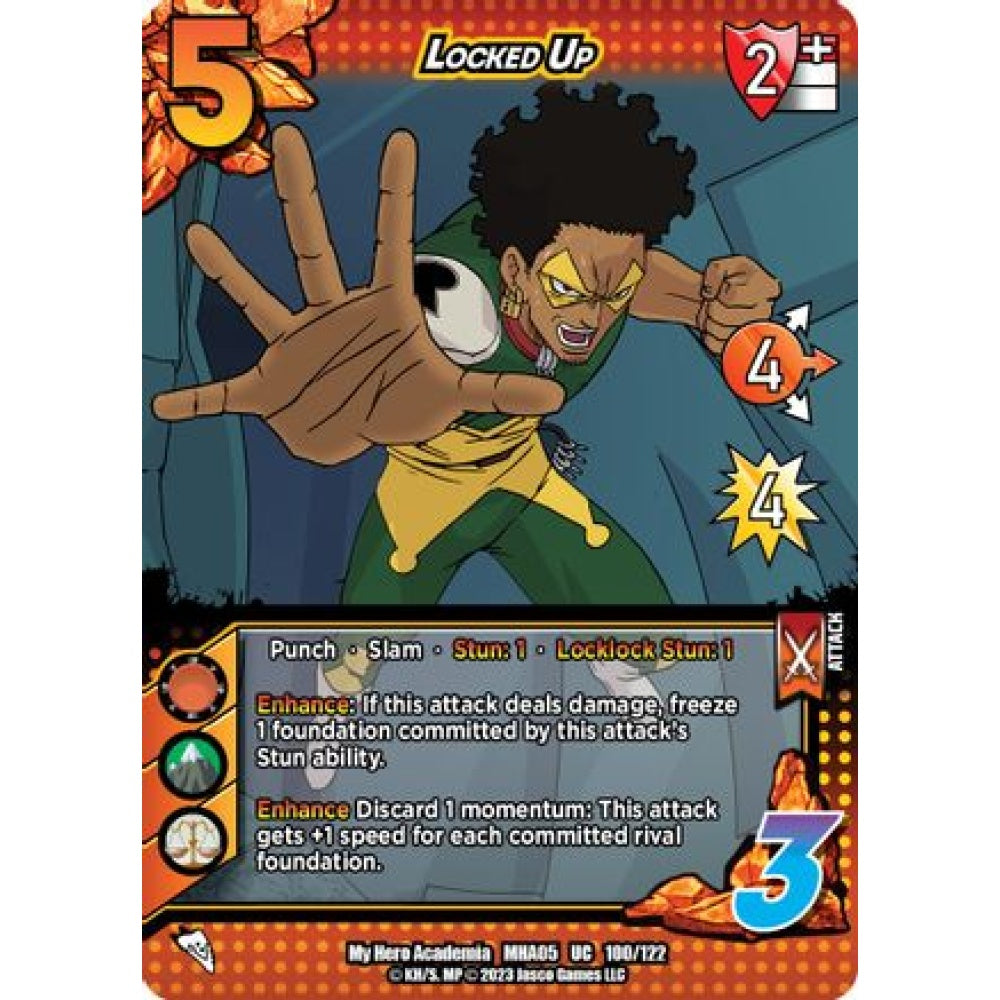 Locked Up, 100/122, UC, UniVersus, MHA05 Undaunted Raid