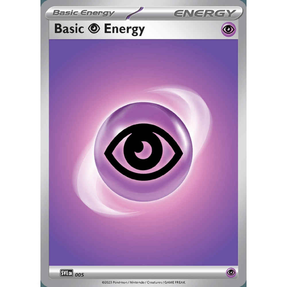 Psychic Energy Basic Energy 5 Pokemon Card Game Scarlet & Violet Energy