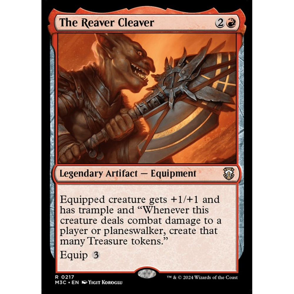 The Reaver Cleaver, 217, rare, Magic: The Gathering, Modern Horizons 3