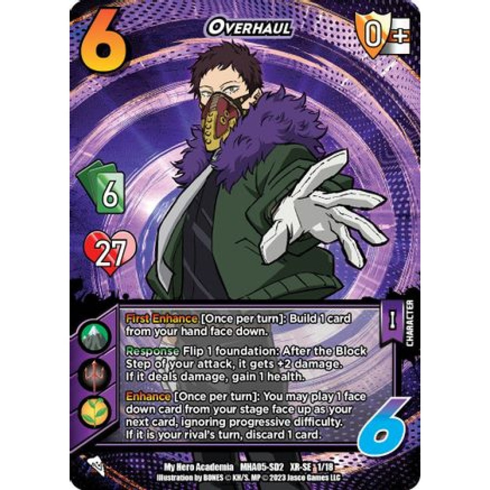 Overhaul, 1/18, XR-SE, UniVersus, MHA05 Undaunted Raid