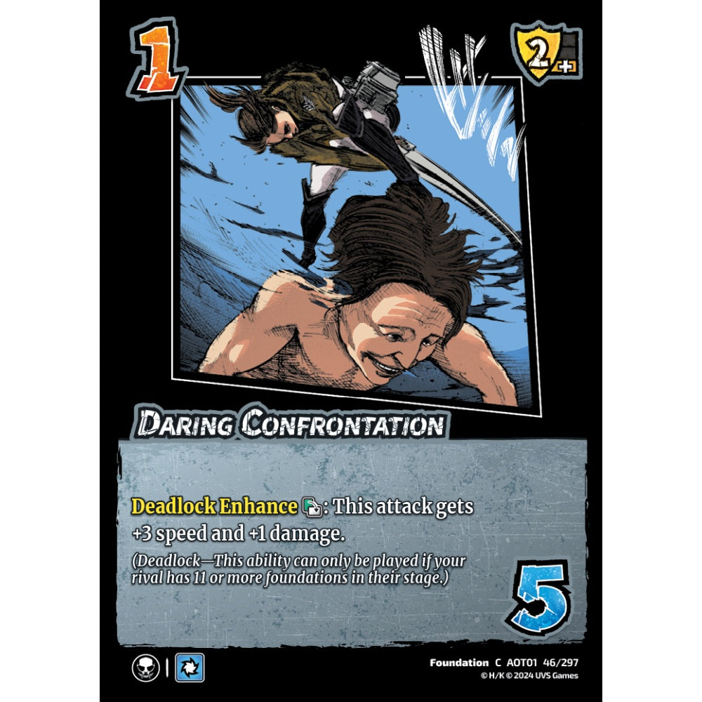 Daring Confrontation, 46/297, C, UniVersus, Attack on Titan: Battle for Humanity