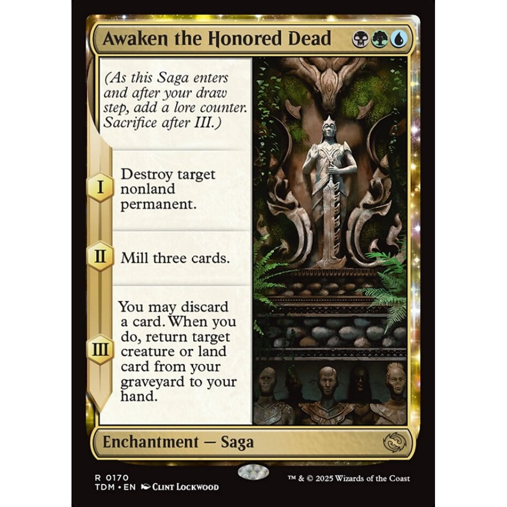 Awaken the Honored Dead rare 170 Magic the Gathering Tarkir: Dragonstorm