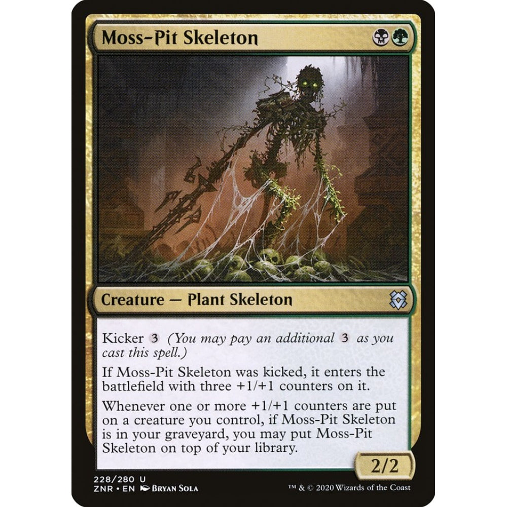 Moss-Pit Skeleton uncommon 228 Magic the Gathering Zendikar Rising