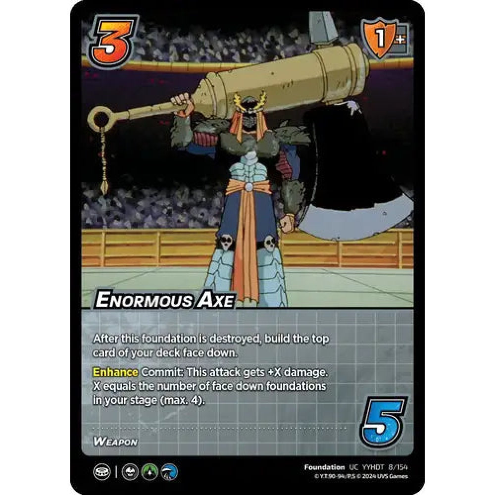 Enormous Axe, 8/154, UC, UniVersus, Yu Yu Hakusho: Dark Tournament