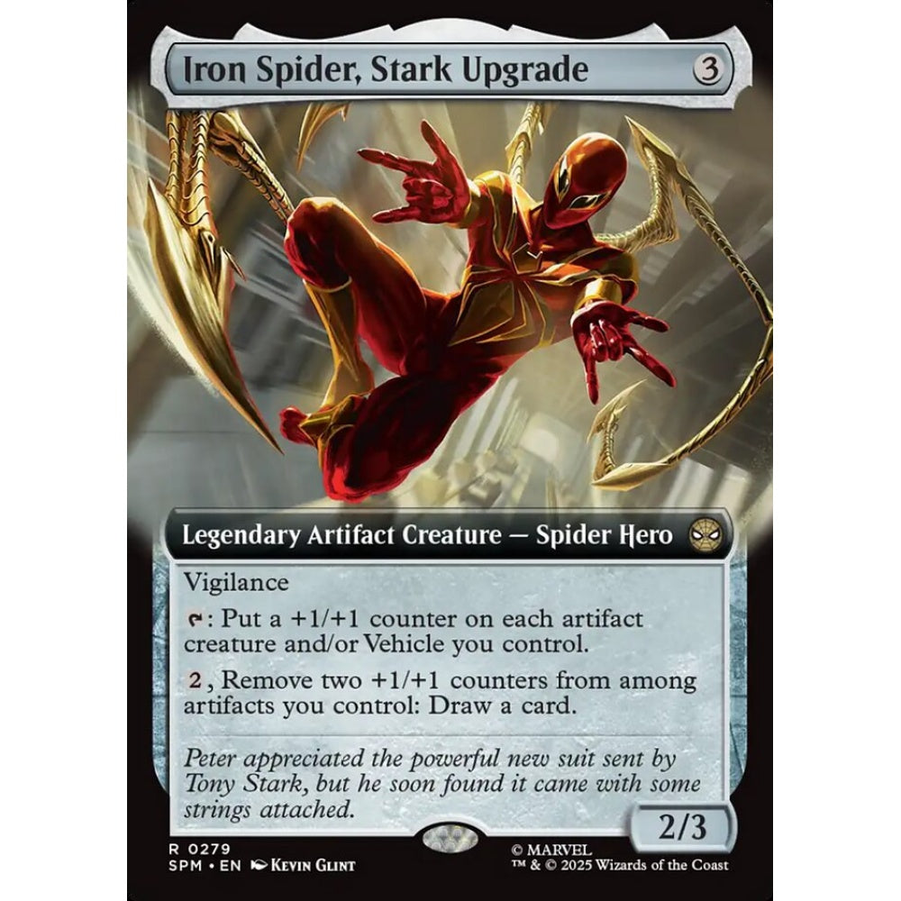 Iron Spider, Stark Upgrade rare 279 Magic the Gathering Marvel's Spider-Man