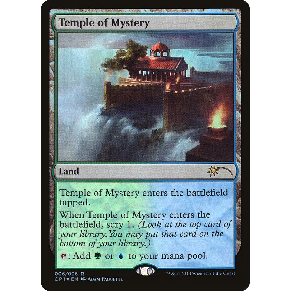 Temple of Mystery rare 6 Magic the Gathering Magic 2015 Clash Pack