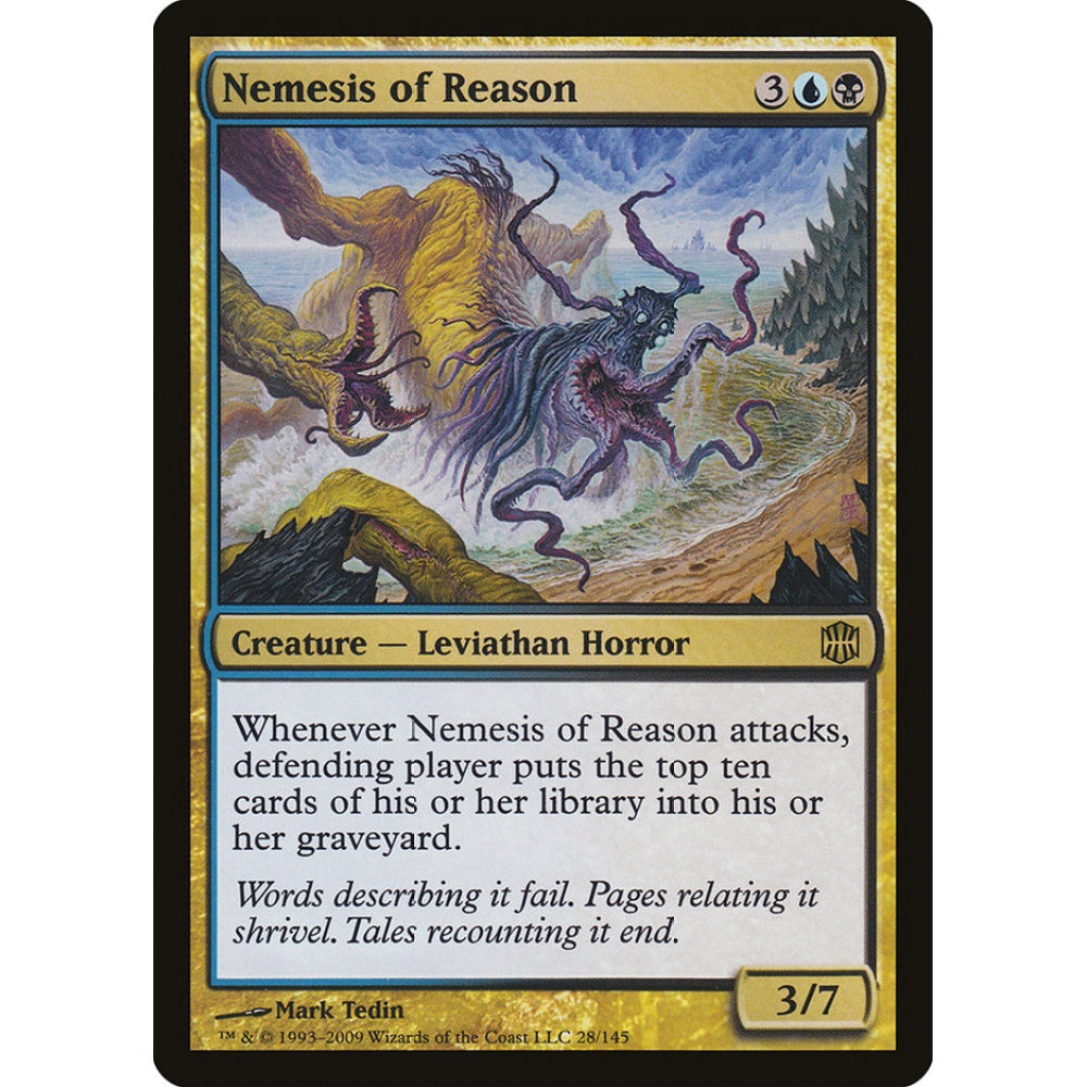 Nemesis of Reason rare 28 Magic the Gathering Alara Reborn