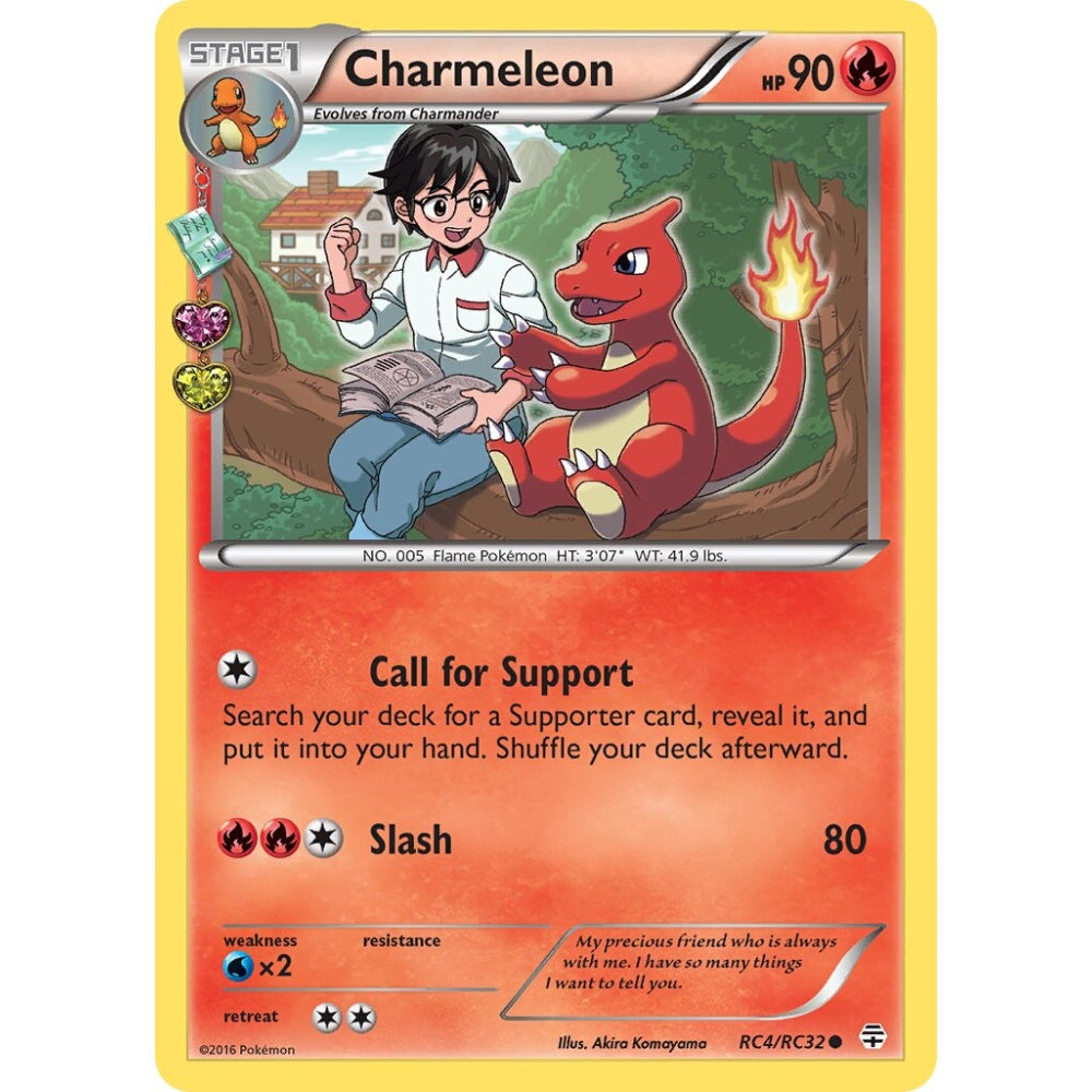 Charmeleon Common RC4/RC32 Pokemon Card Game Generations